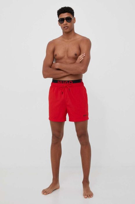 Купальні шорти HUGO колір червоний (3378983)