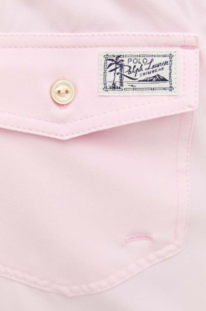 Купальні шорти Polo Ralph Lauren колір рожевий (3302586) фото 4