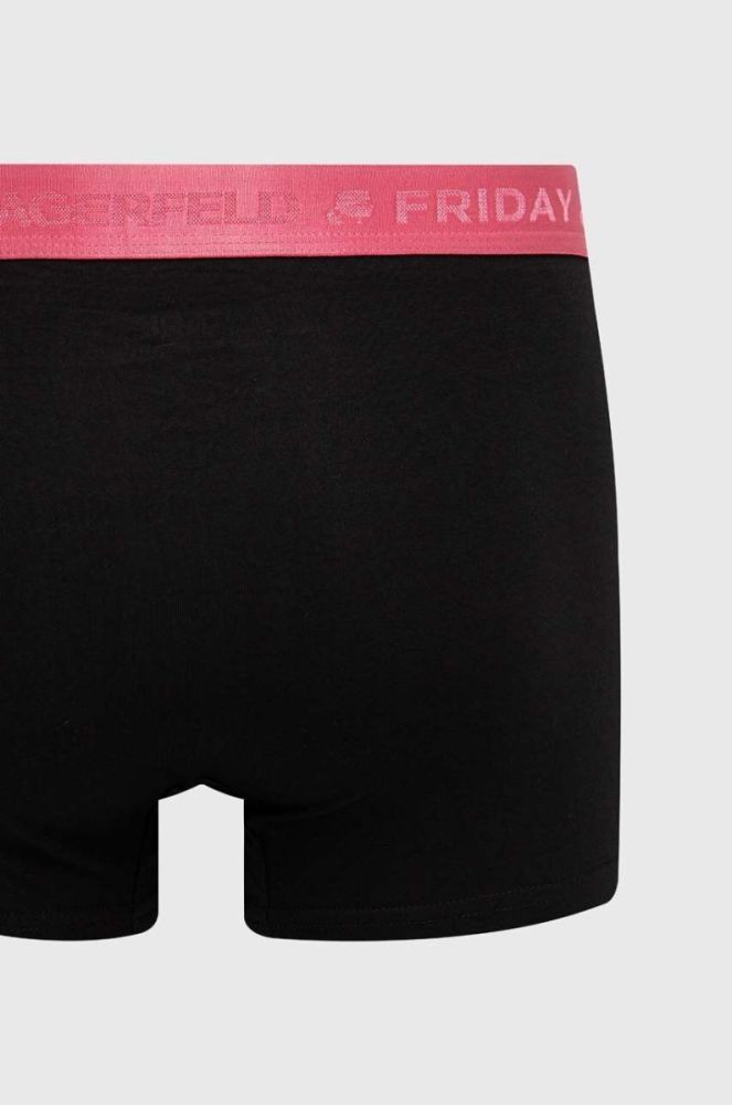 Боксери Karl Lagerfeld 7-pack чоловічі колір чорний фото 14