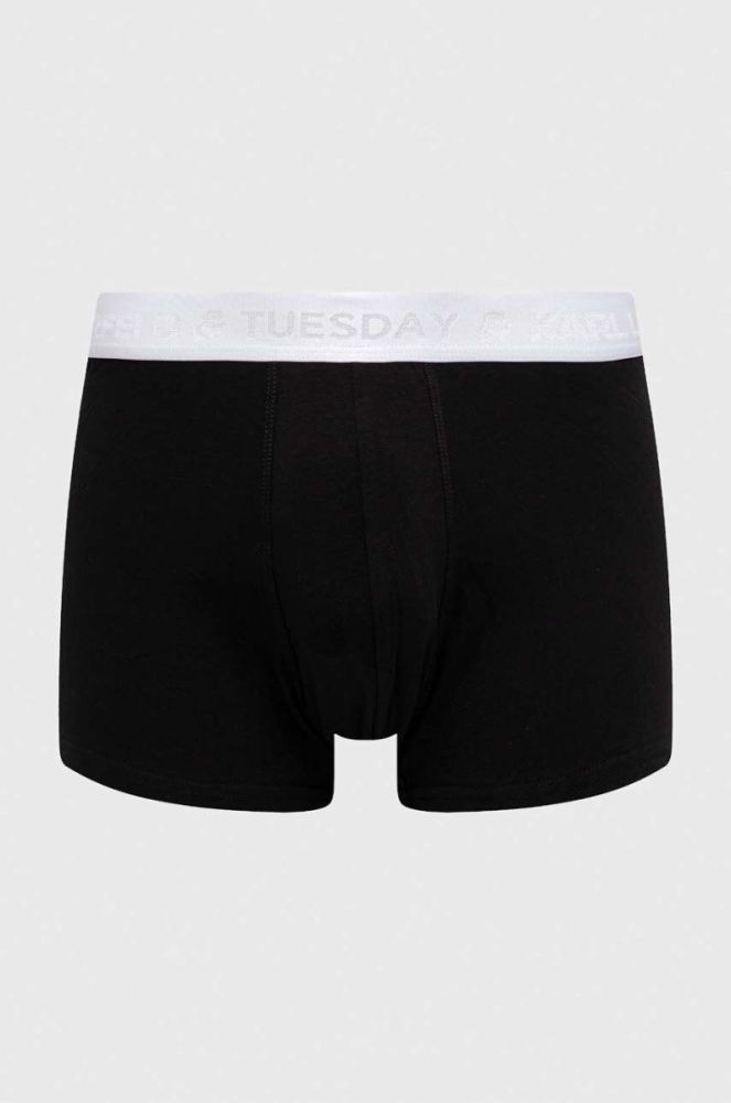 Боксери Karl Lagerfeld 7-pack чоловічі колір чорний фото 4
