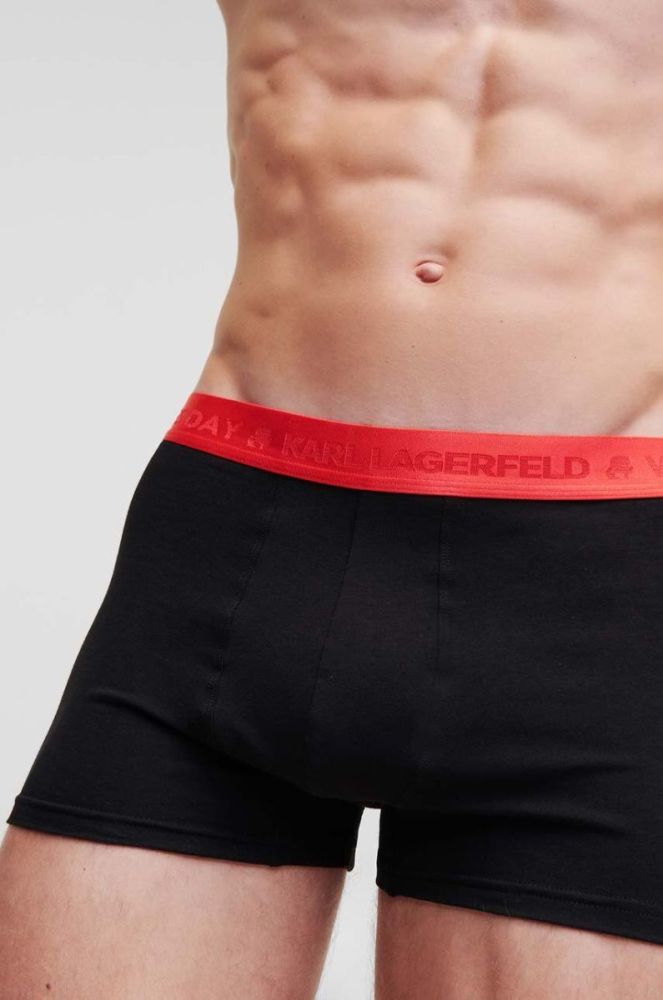 Боксери Karl Lagerfeld 7-pack чоловічі колір чорний фото 6