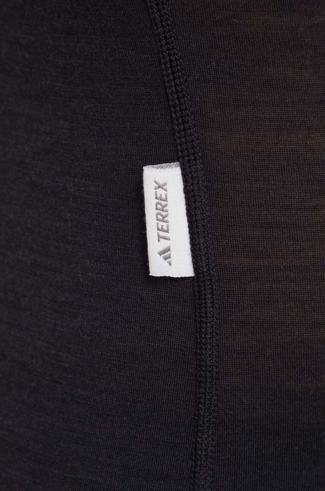 Функціональна футболка adidas TERREX Xperior Merino 150 колір чорний (3683118) фото 4