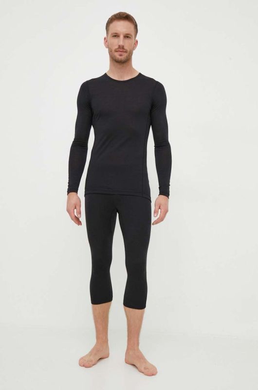Функціональний лонгслів adidas TERREX Xperior Merino 150 колір чорний фото 2