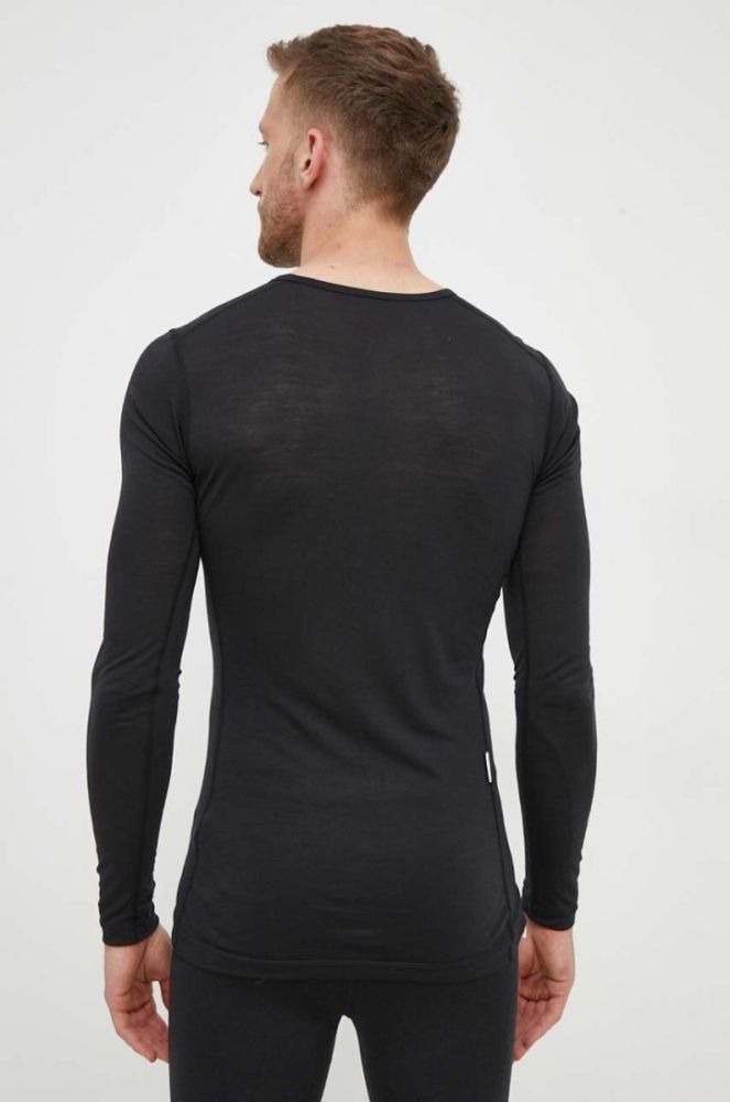 Функціональний лонгслів adidas TERREX Xperior Merino 150 колір чорний фото 3