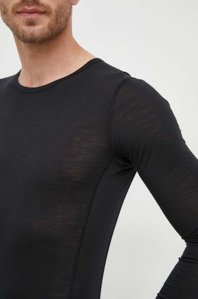 Функціональний лонгслів adidas TERREX Xperior Merino 150 колір чорний фото 5
