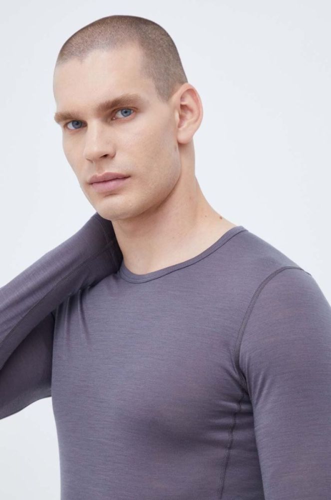 Функціональний лонгслів adidas TERREX Xperior Merino 150 колір сірий фото 4