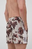Купальні шорти adidas Performance Floral CLX колір бежевий