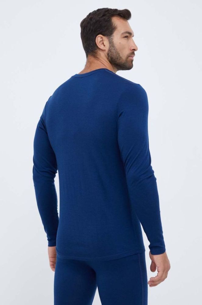 Функціональний лонгслів Helly Hansen Merino колір синій фото 3