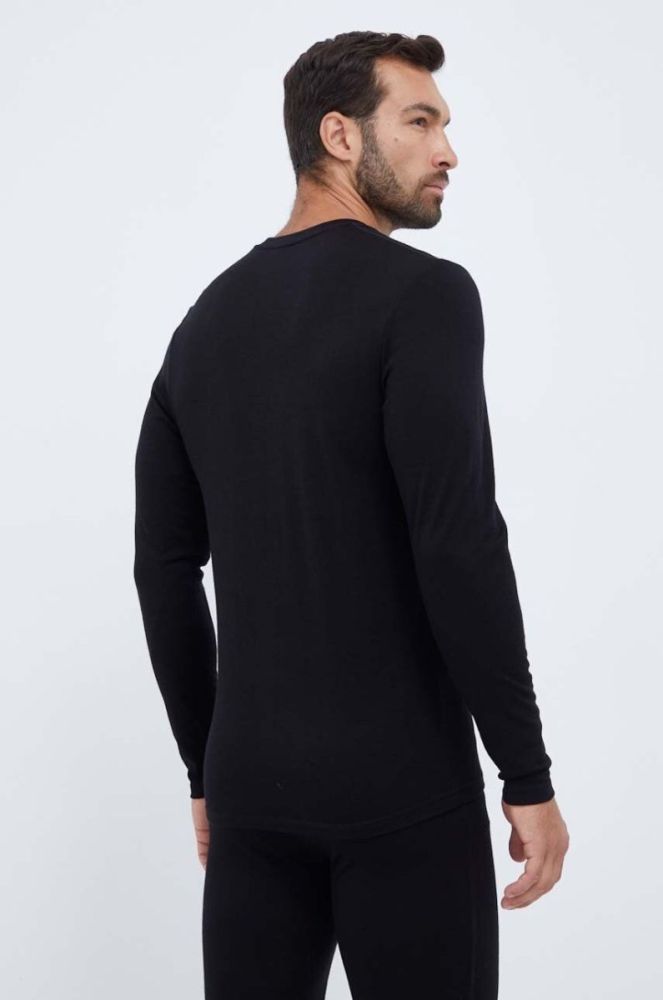 Функціональний лонгслів Helly Hansen Merino колір чорний фото 3