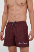 Купальні шорти Armani Exchange колір бордовий