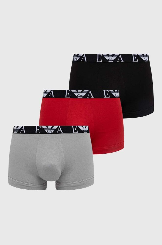 Боксери Emporio Armani Underwear 3-pack чоловічі колір барвистий (3316031)