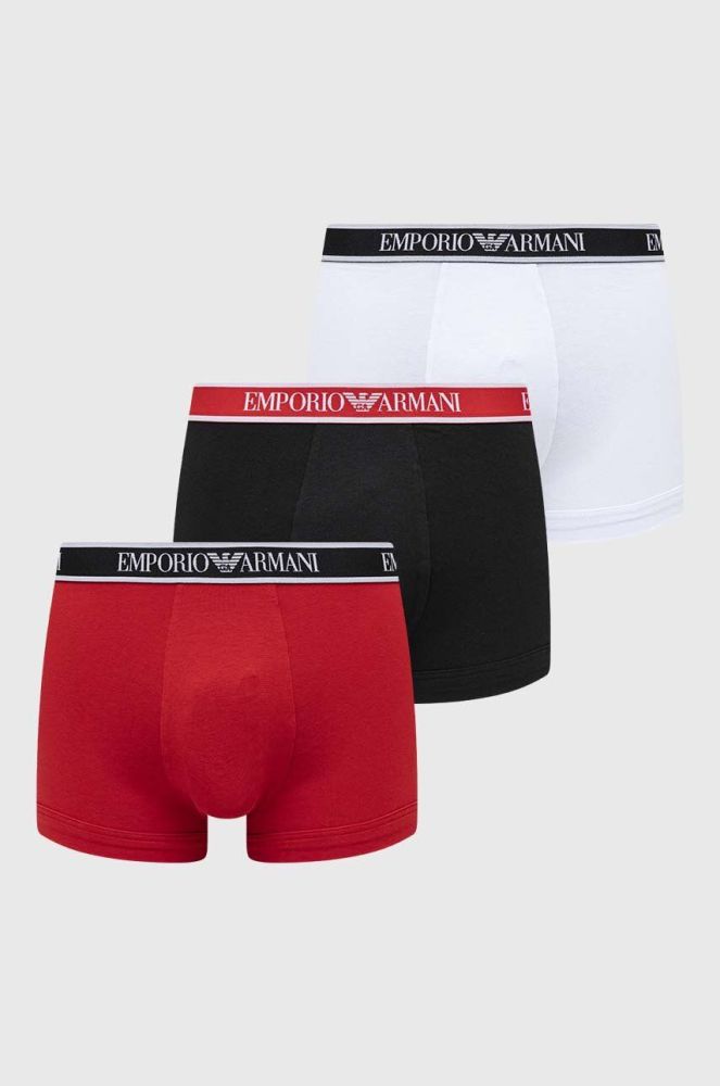 Боксери Emporio Armani Underwear 3-pack чоловічі колір синій (3316036)
