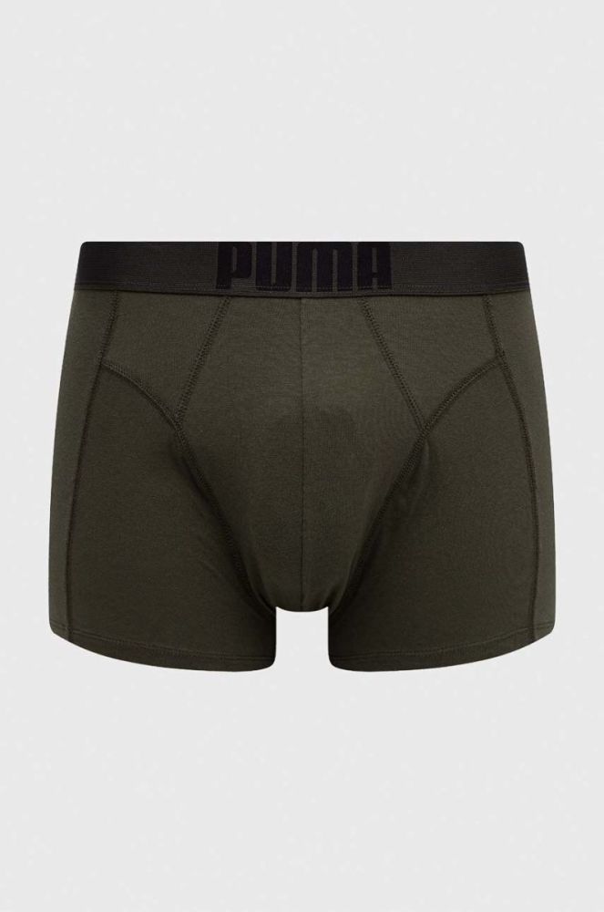 Боксери Puma 2-pack чоловічі колір зелений (3653420) фото 3