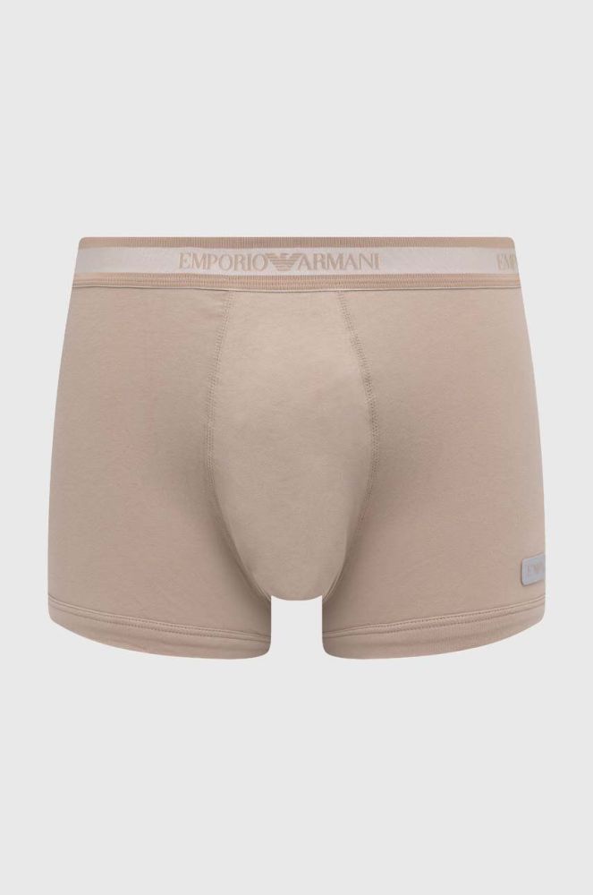 Боксери Emporio Armani Underwear чоловічі колір бежевий