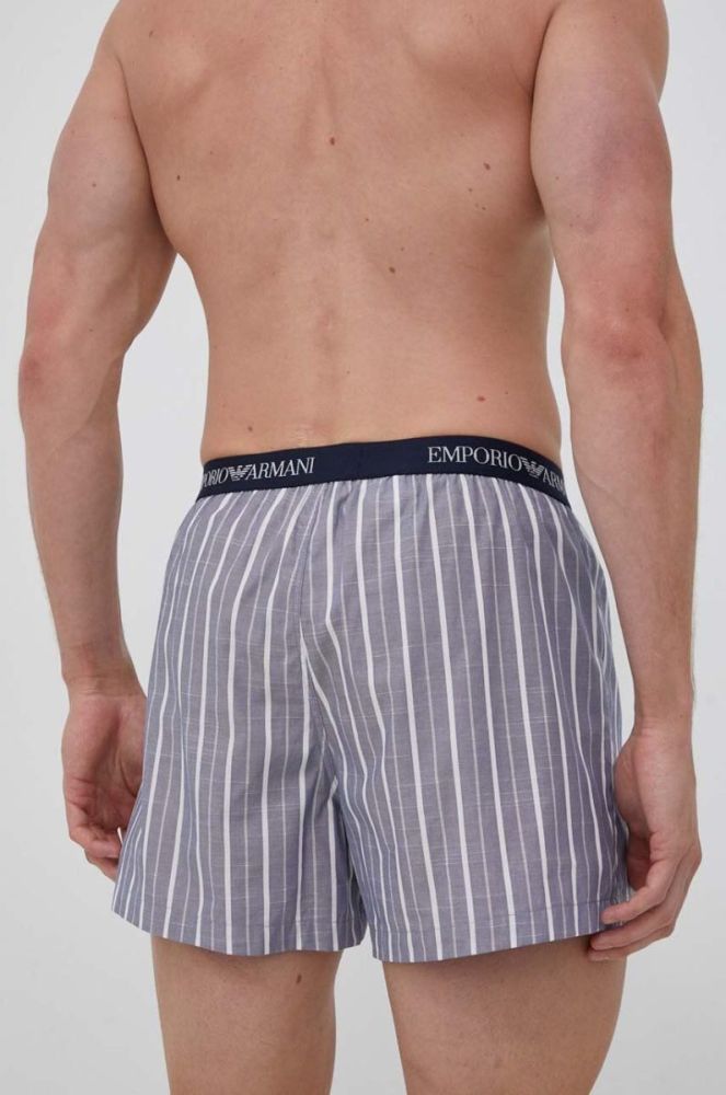 Боксери Emporio Armani Underwear чоловічі колір блакитний фото 3