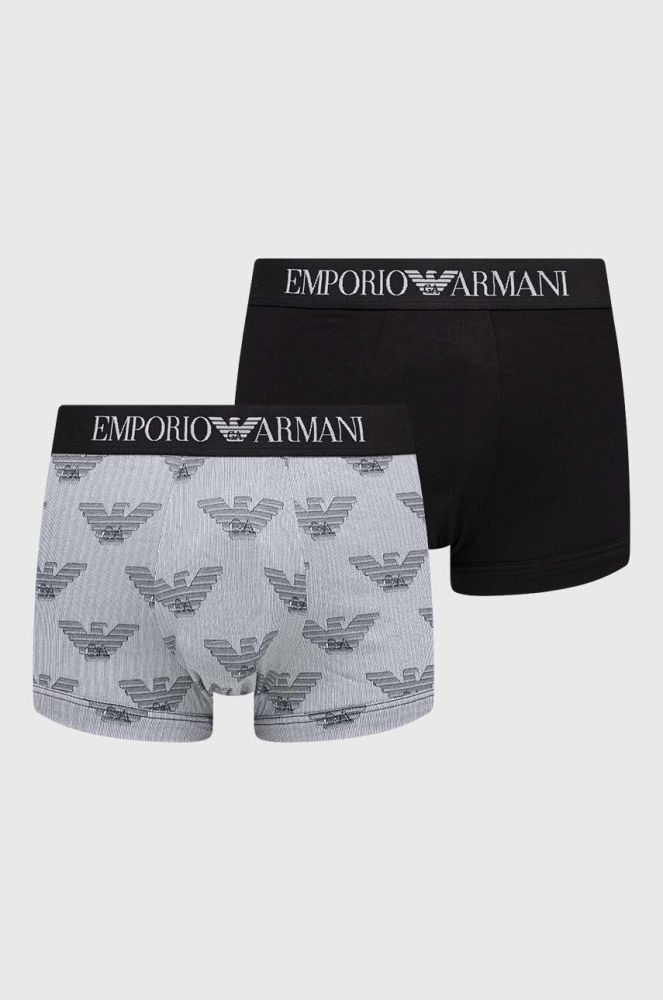 Боксери Emporio Armani Underwear 2-pack чоловічі колір синій (3597304)