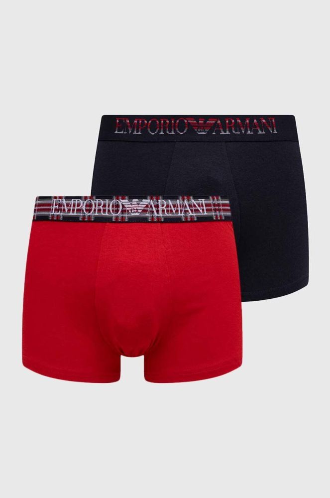 Боксери Emporio Armani Underwear 2-pack чоловічі колір барвистий (3606851)