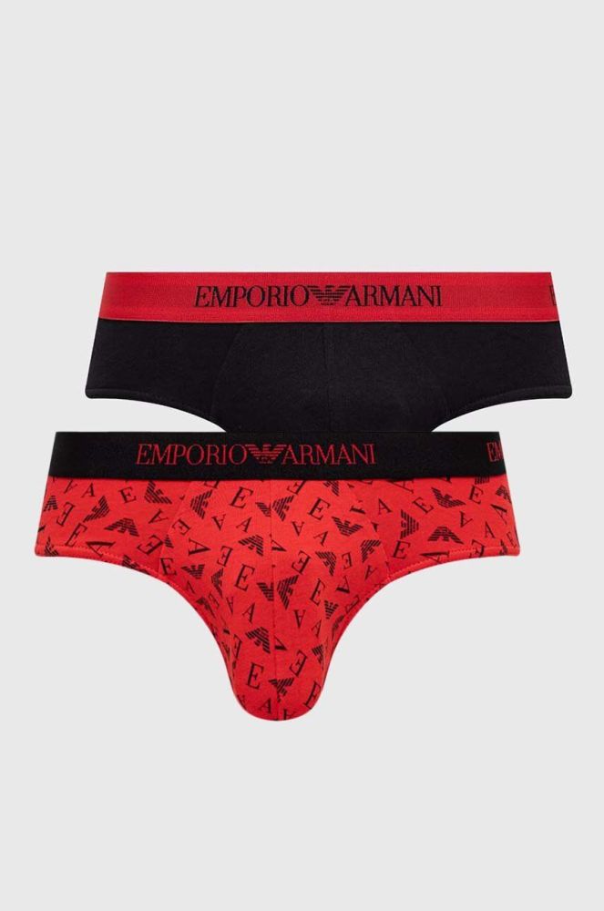 Сліпи Emporio Armani Underwear 3-pack чоловічі колір барвистий (3600984)