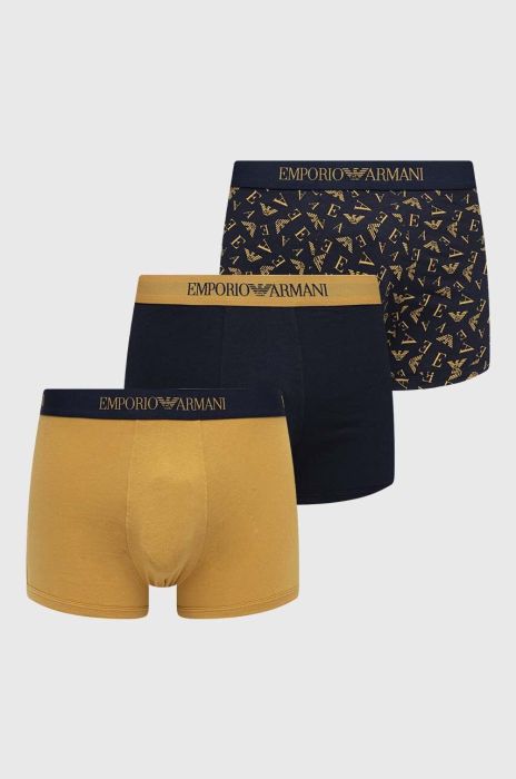 Бавовняні боксери Emporio Armani Underwear 3-pack колір барвистий (3597312)