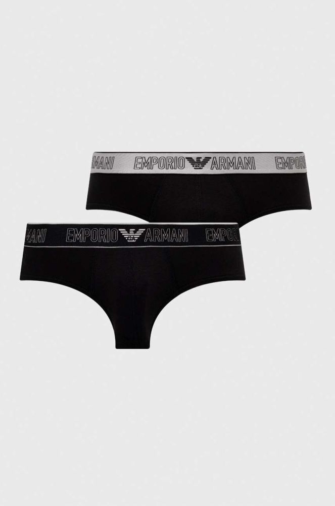 Сліпи Emporio Armani Underwear 2-pack чоловічі колір барвистий (3600988)