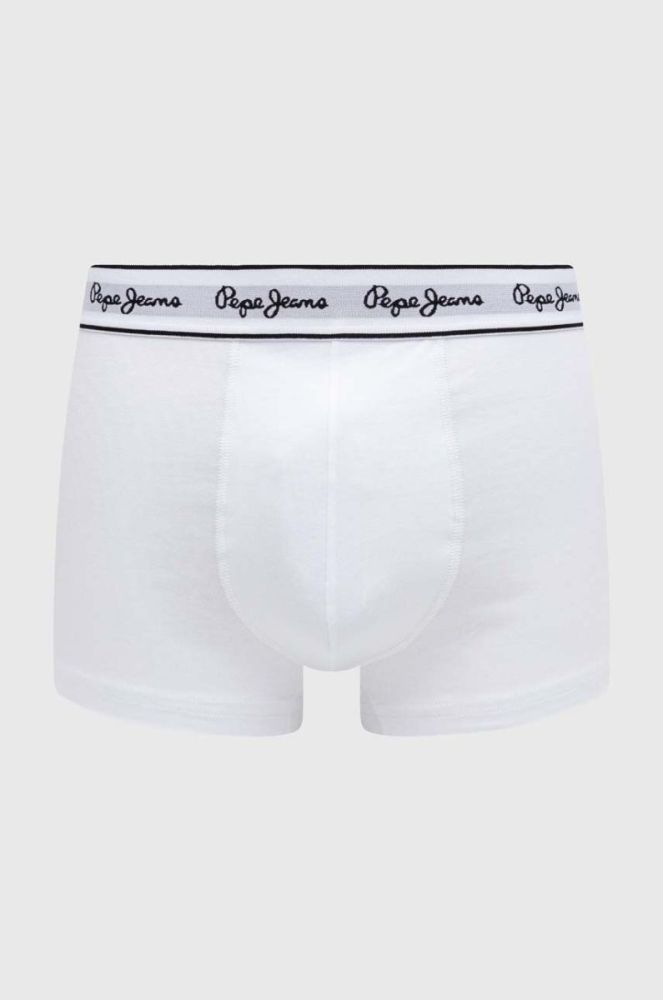 Боксери Pepe Jeans 3-pack чоловічі колір білий фото 2