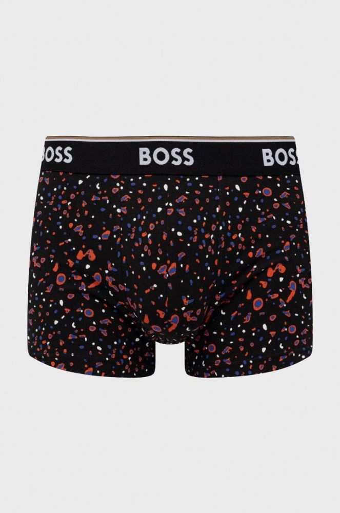 Боксери BOSS 3-pack чоловічі колір чорний (3485198) фото 4