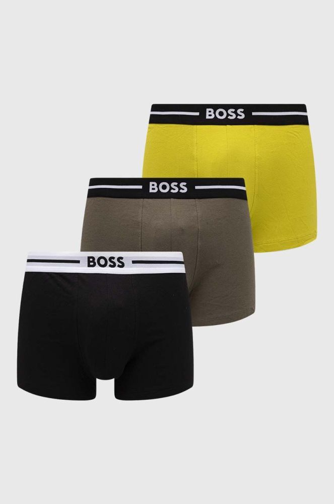 Боксери BOSS 3-pack чоловічі колір барвистий (3485208)