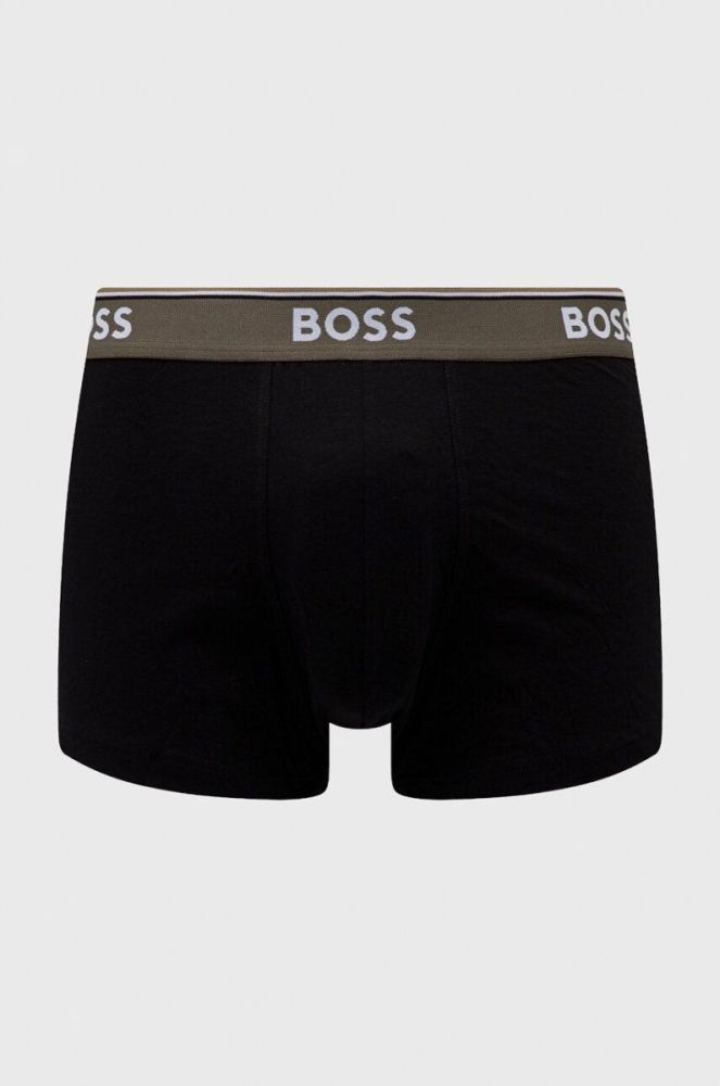 Боксери BOSS 3-pack чоловічі колір чорний (3506265) фото 3