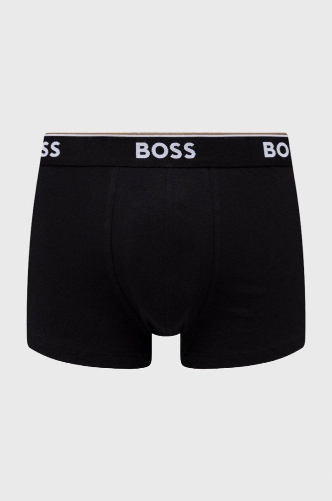 Боксери BOSS 3-pack чоловічі колір чорний (3506270) фото 4
