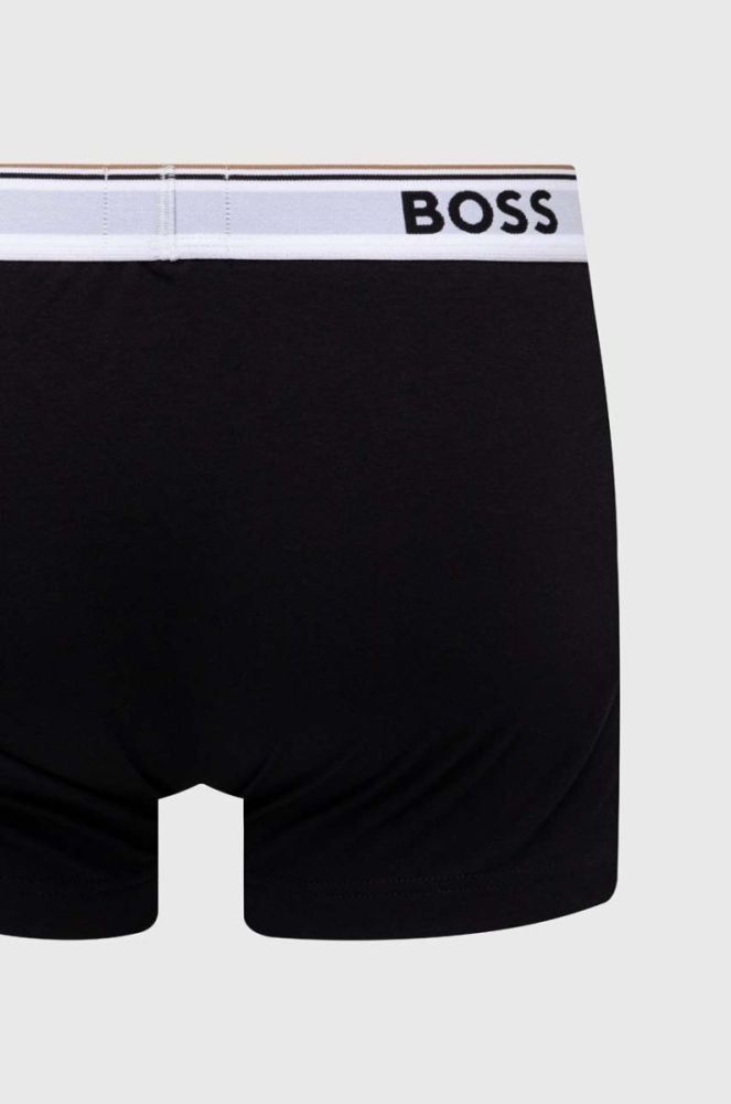 Боксери BOSS 3-pack чоловічі колір чорний (3506270) фото 6