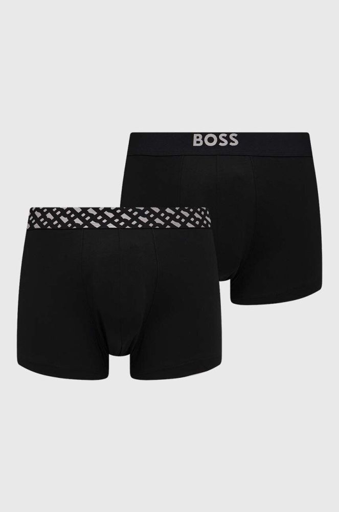 Боксери BOSS 2-pack чоловічі колір чорний (3559178)