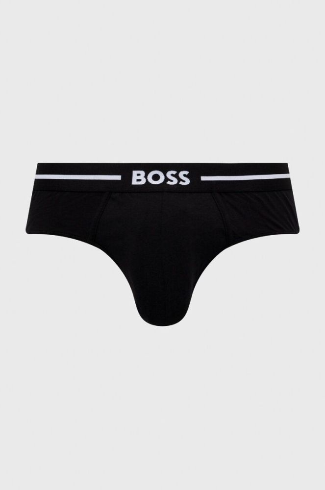 Сліпи BOSS 3-pack чоловічі колір чорний (3506285) фото 2
