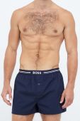 Бавовняні боксери BOSS 3-pack колір синій