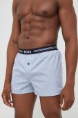 Бавовняні боксери BOSS 3-pack колір блакитний (3506311)