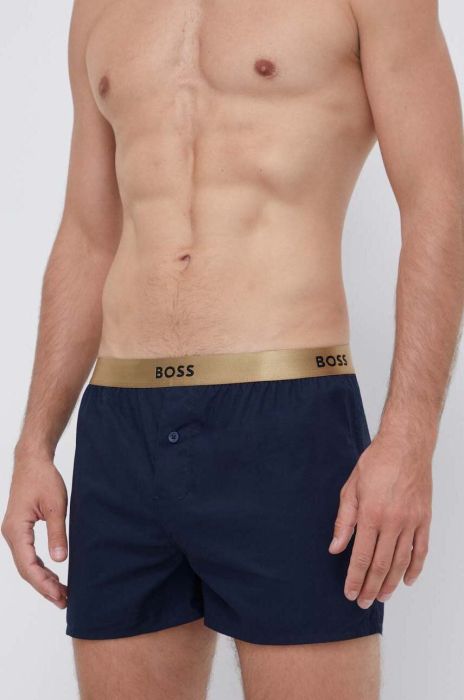 Бавовняні боксери BOSS 2-pack колір чорний (3609045)
