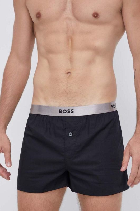 Бавовняні боксери BOSS 2-pack колір чорний (3609045) фото 2