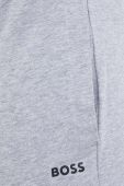 Штани лаунж BOSS колір сірий з принтом