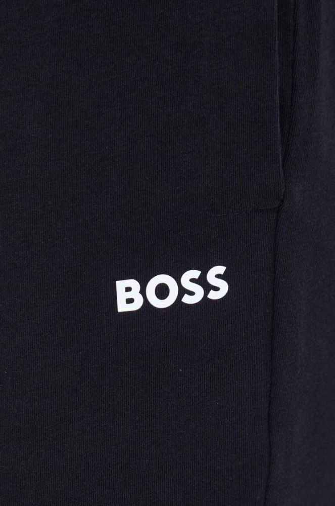 Штани лаунж BOSS колір чорний з принтом (3506333) фото 4