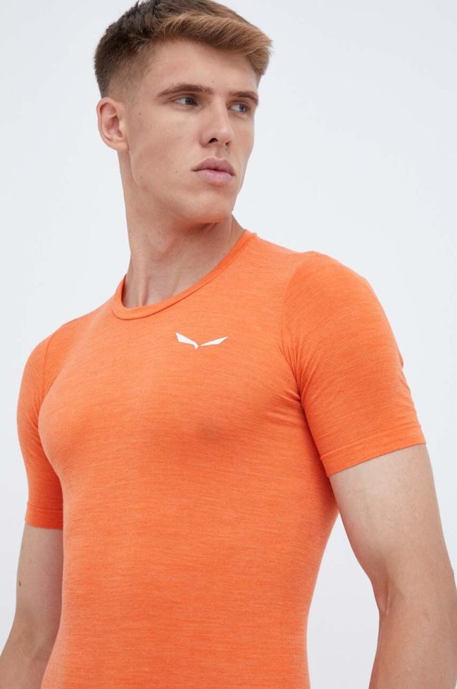 Функціональна футболка Salewa Zebru Fresh колір помаранчевий