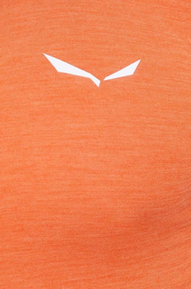 Функціональна футболка Salewa Zebru Fresh колір помаранчевий фото 4