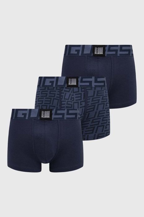 Боксери Guess 3-pack чоловічі колір синій