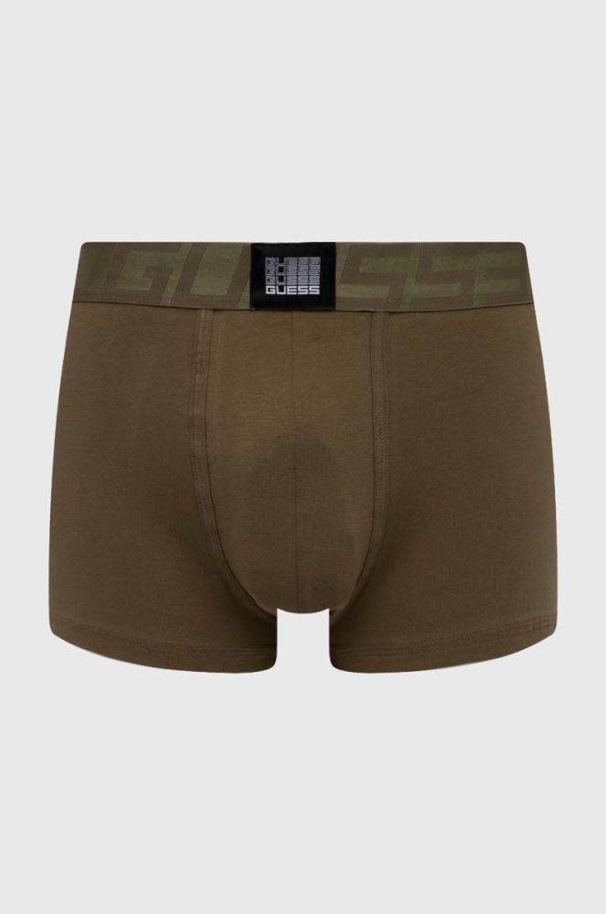 Боксери Guess 3-pack чоловічі колір зелений (3590659) фото 3