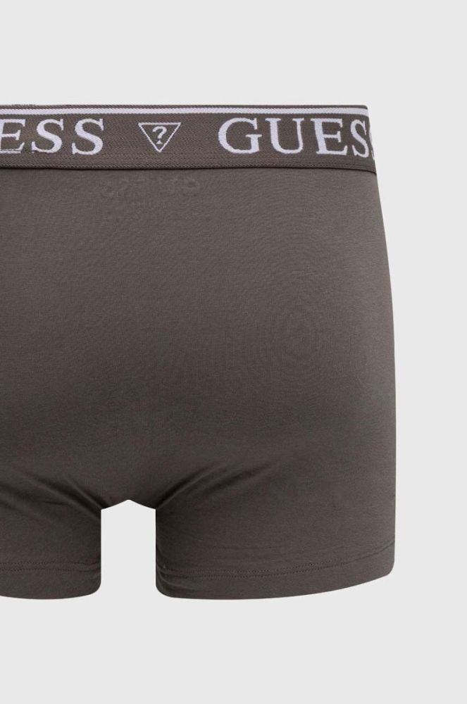 Боксери Guess 5-pack чоловічі колір зелений фото 11