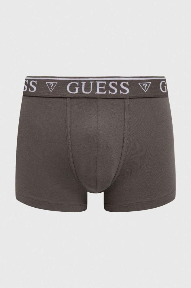 Боксери Guess 5-pack чоловічі колір зелений фото 6