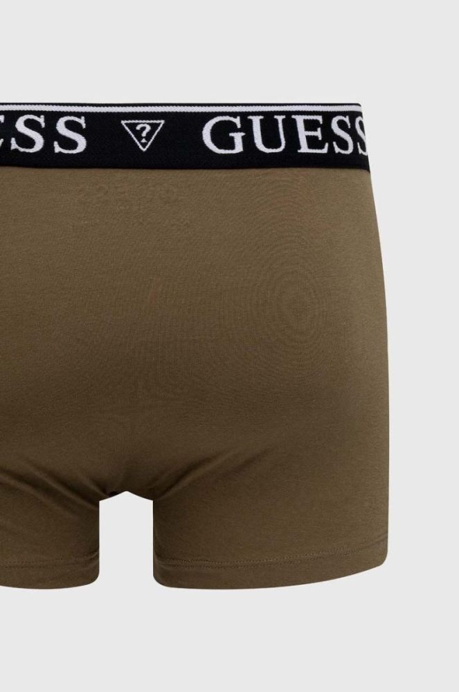 Боксери Guess 5-pack чоловічі колір зелений фото 9