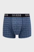 Боксери Guess 3-pack чоловічі колір блакитний (3537218)