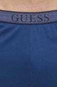 Бавовняна піжама Guess однотонна колір блакитний