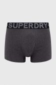 Боксери Superdry 3-pack чоловічі колір сірий