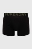 Боксери Superdry 3-pack чоловічі колір чорний (3678377)