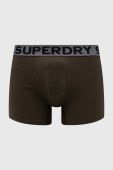 Боксери Superdry 3-pack чоловічі колір чорний (3678377)